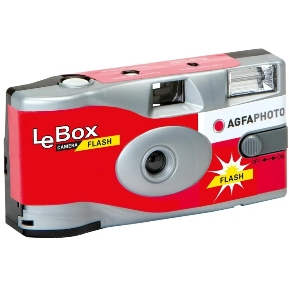 Best AgfaPhoto LeBox Flash Wegwerpcamera met Flits
