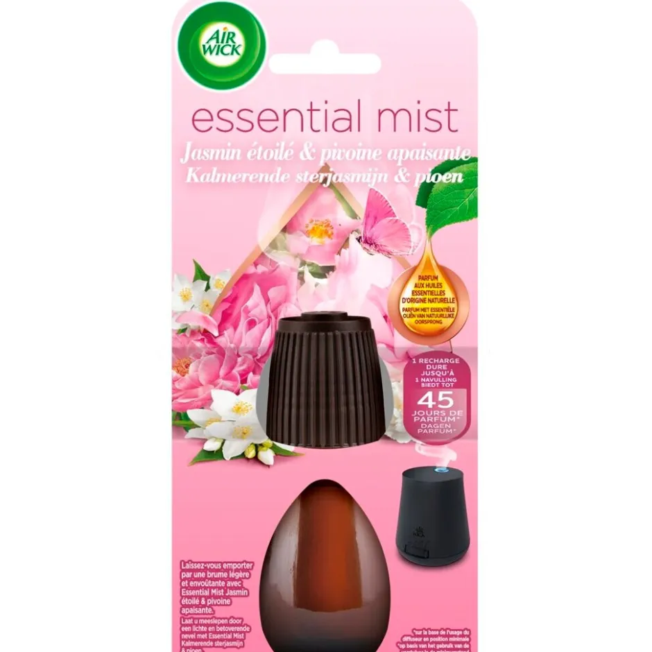 Sale Airwick Air Wick Essential Mist Kalmerende Sterjasmijn en Pioen Navulling
