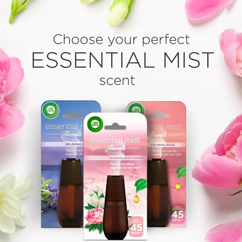 Sale Airwick Air Wick Essential Mist Kalmerende Sterjasmijn en Pioen Navulling