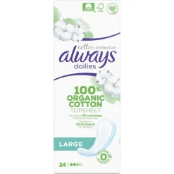 Best Always Dailies Cotton Large Inlegkruisjes