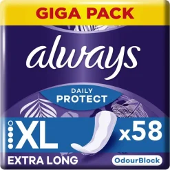 New Always Dailies Extra Long Inlegkruisjes