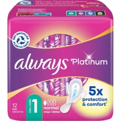 Clearance Always Platinum Normal Maandverband