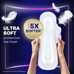 New Always Platinum Secure Night Maandverband