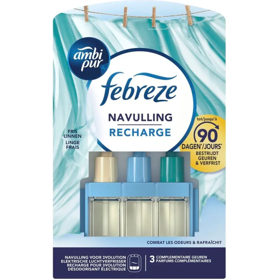 Clearance Ambi Pur Fris Linnen 3Volution Elektrische Luchtverfrisser Navulling