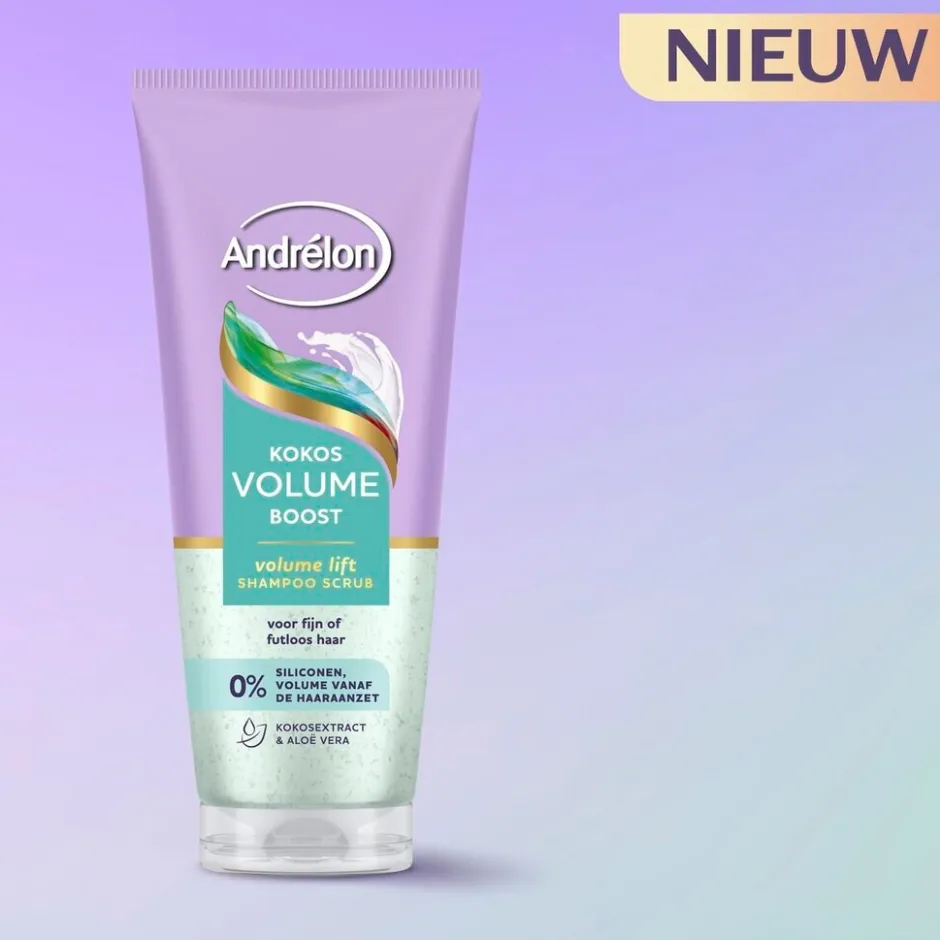 Outlet Andrelon Andrélon Kokos Volume Boost Shampoo Scrub