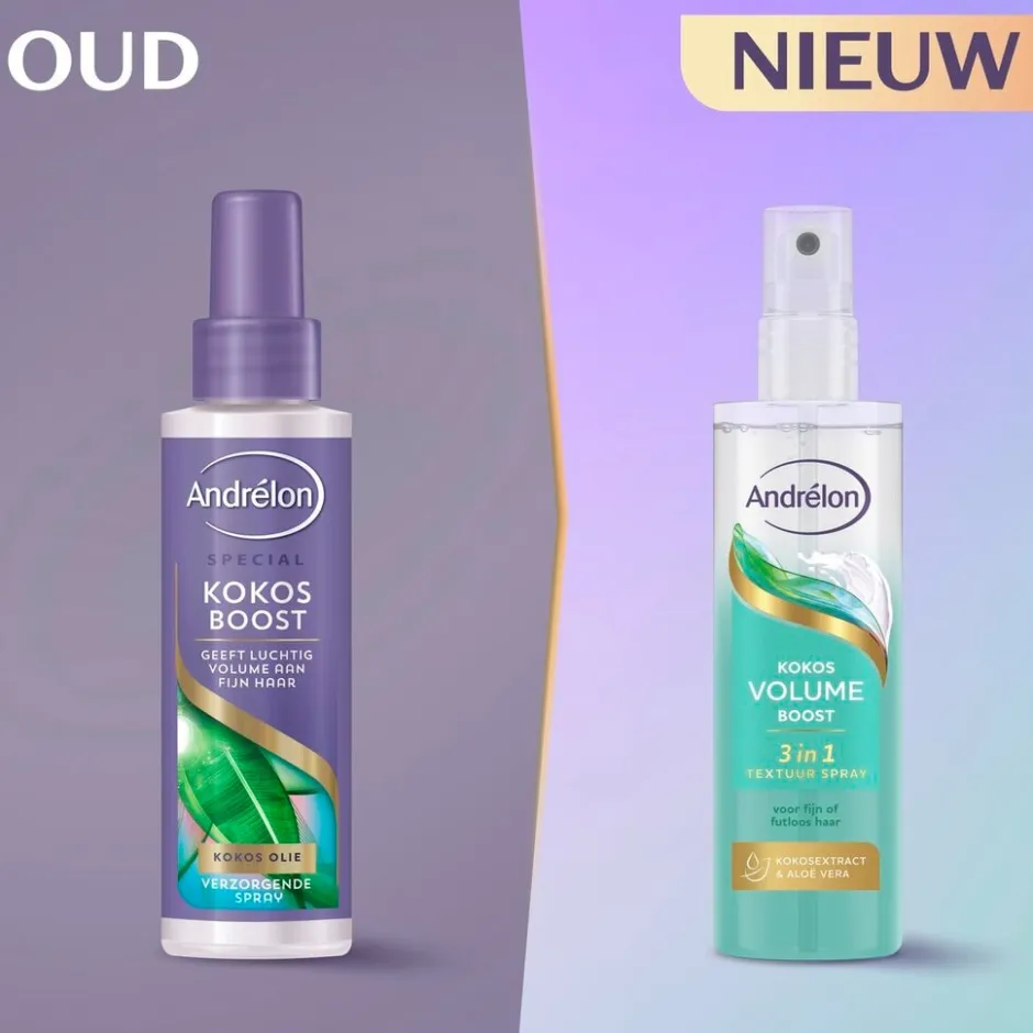 Sale Andrelon Andrélon Kokos Volume Boost 3-in-1 Textuur Spray