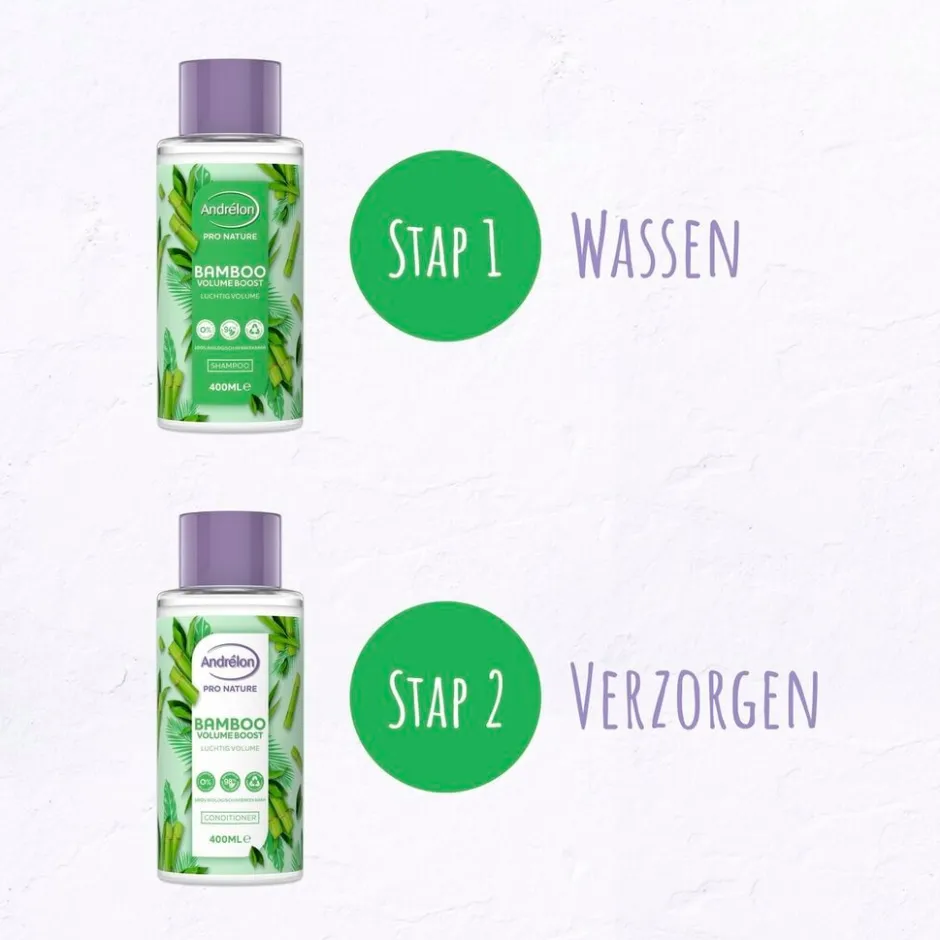 Clearance Andrelon Andrélon Pro Nature Bamboo Volume Boost Shampoo