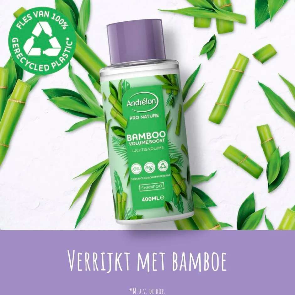 Clearance Andrelon Andrélon Pro Nature Bamboo Volume Boost Shampoo