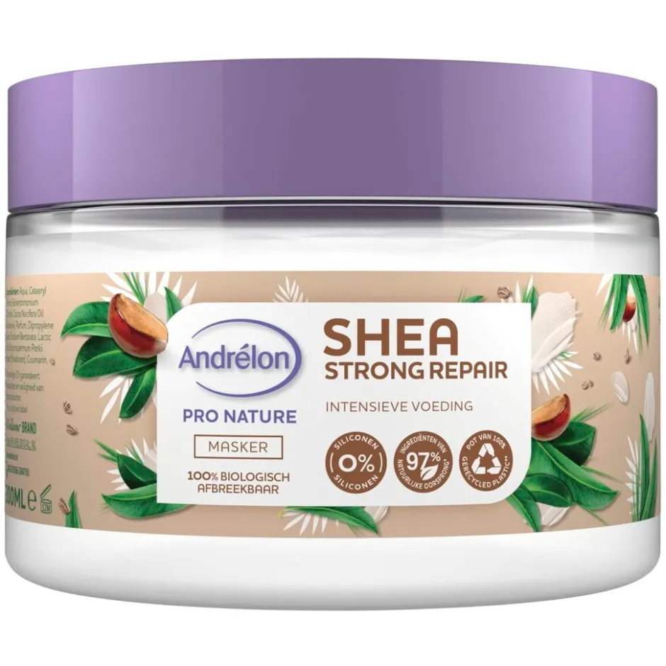 Outlet Andrelon Andrélon Pro Nature Shea Strong Repair Haarmasker