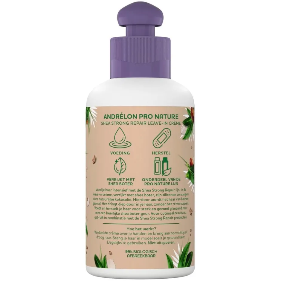 Discount Andrelon Andrélon Pro Nature Shea Strong Repair Leave-In Crème
