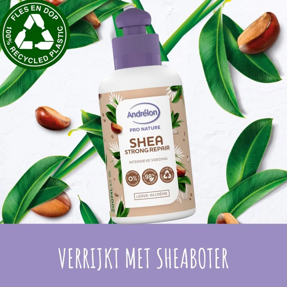 Discount Andrelon Andrélon Pro Nature Shea Strong Repair Leave-In Crème