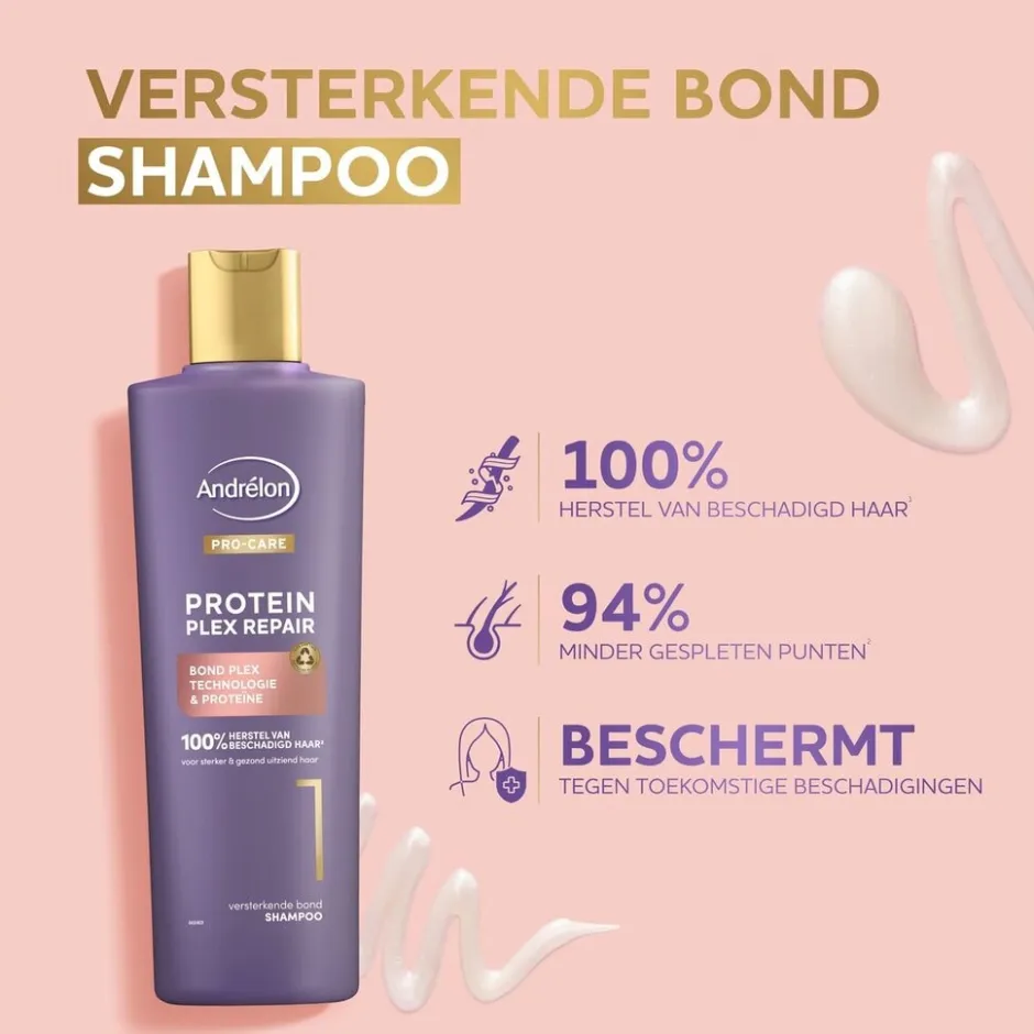 New Andrelon Pro-Care Andrélon Pro-Care Protein Plex Repair Shampoo