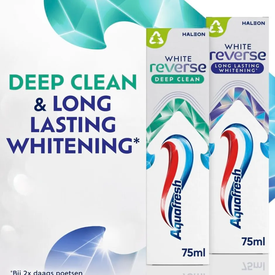 Outlet Aquafresh White Reverse Deep Clean Tandpasta