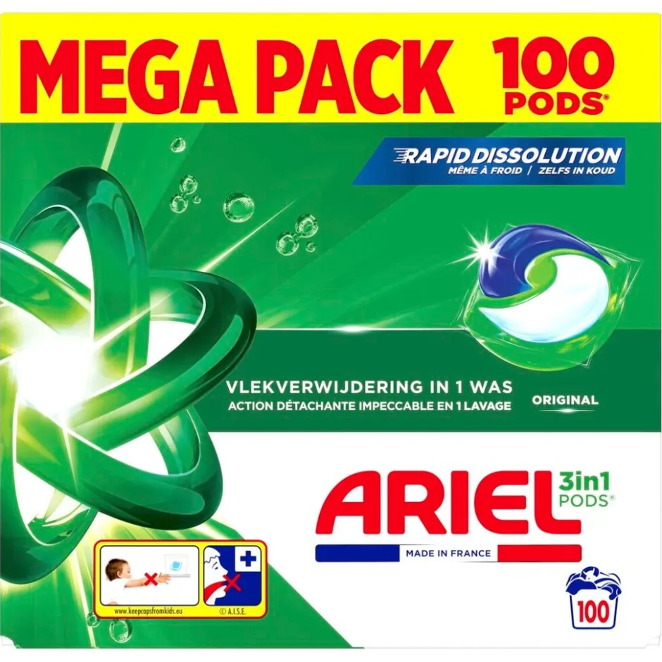Outlet Ariel Original 3-in-1 Wasmiddelpods