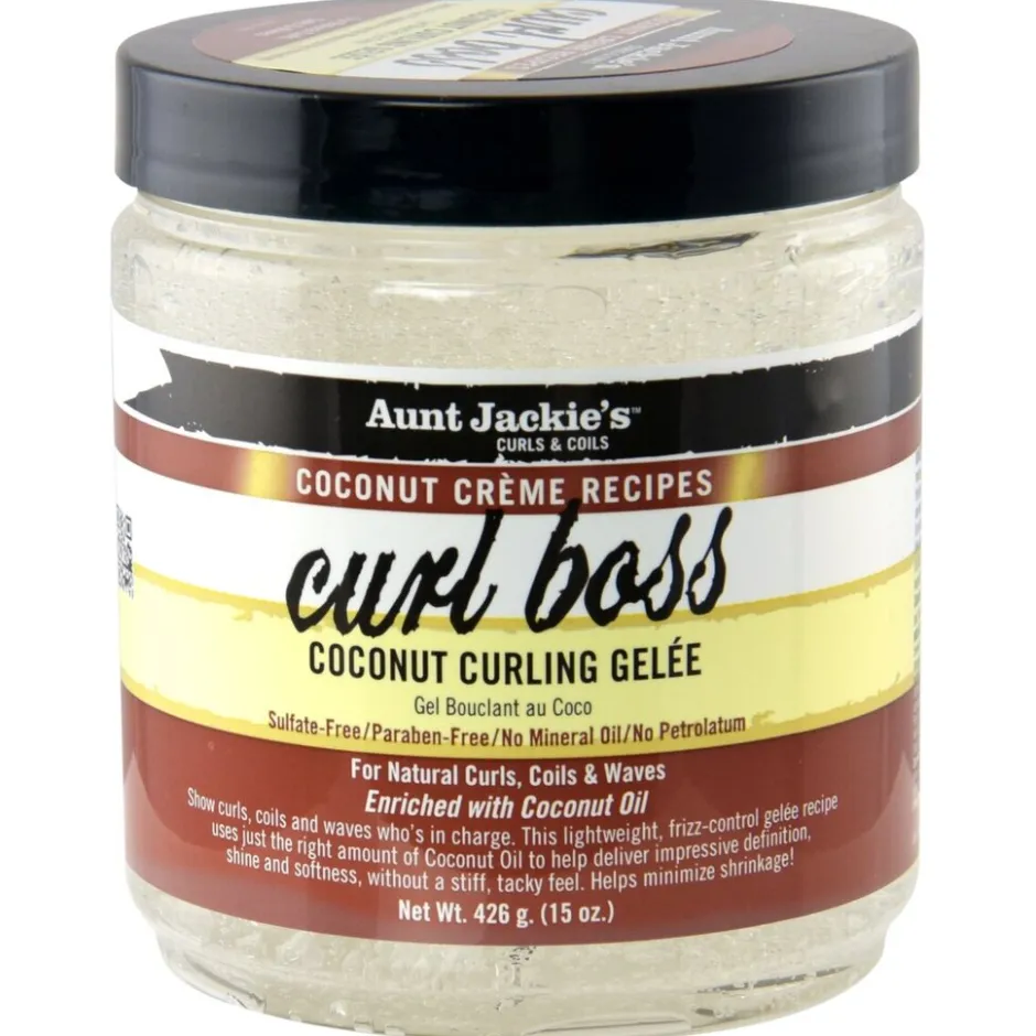New Aunt Jackie's Coconut Crème Recipes Curl Boss Coconut Curling Gelée