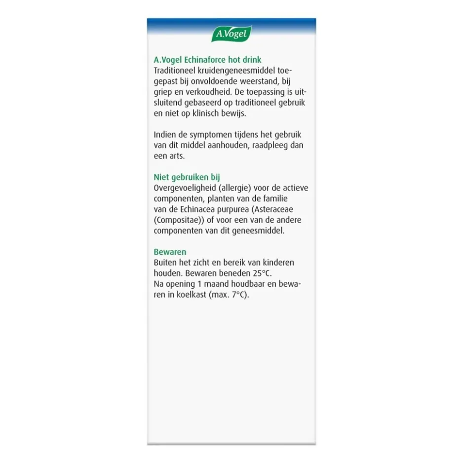 Outlet A.Vogel Echinaforce Hot Drink
