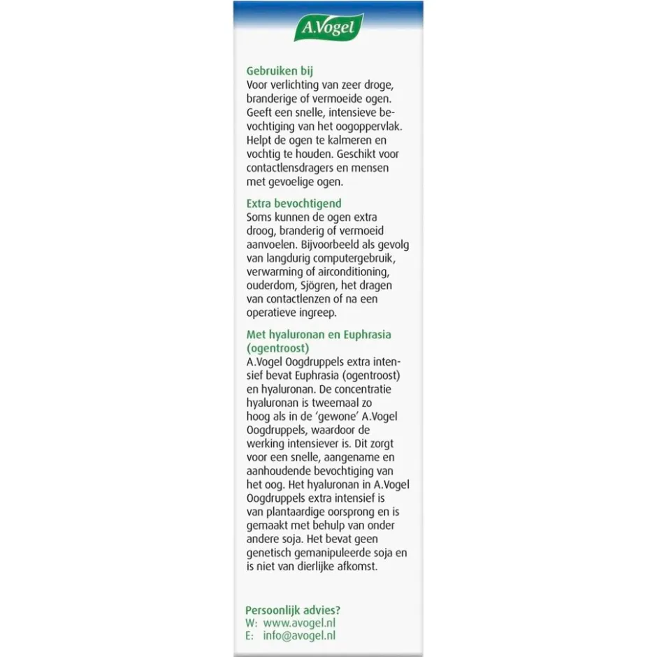 Hot A.Vogel Extra Intensief Oogdruppels
