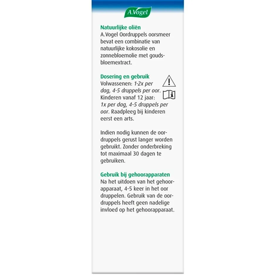 Clearance A.Vogel Oorhygiëne Oordruppels