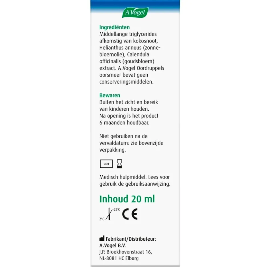 Clearance A.Vogel Oorhygiëne Oordruppels