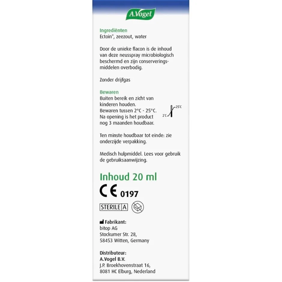 Outlet A.Vogel Pollinosan Hooikoorts Neusspray