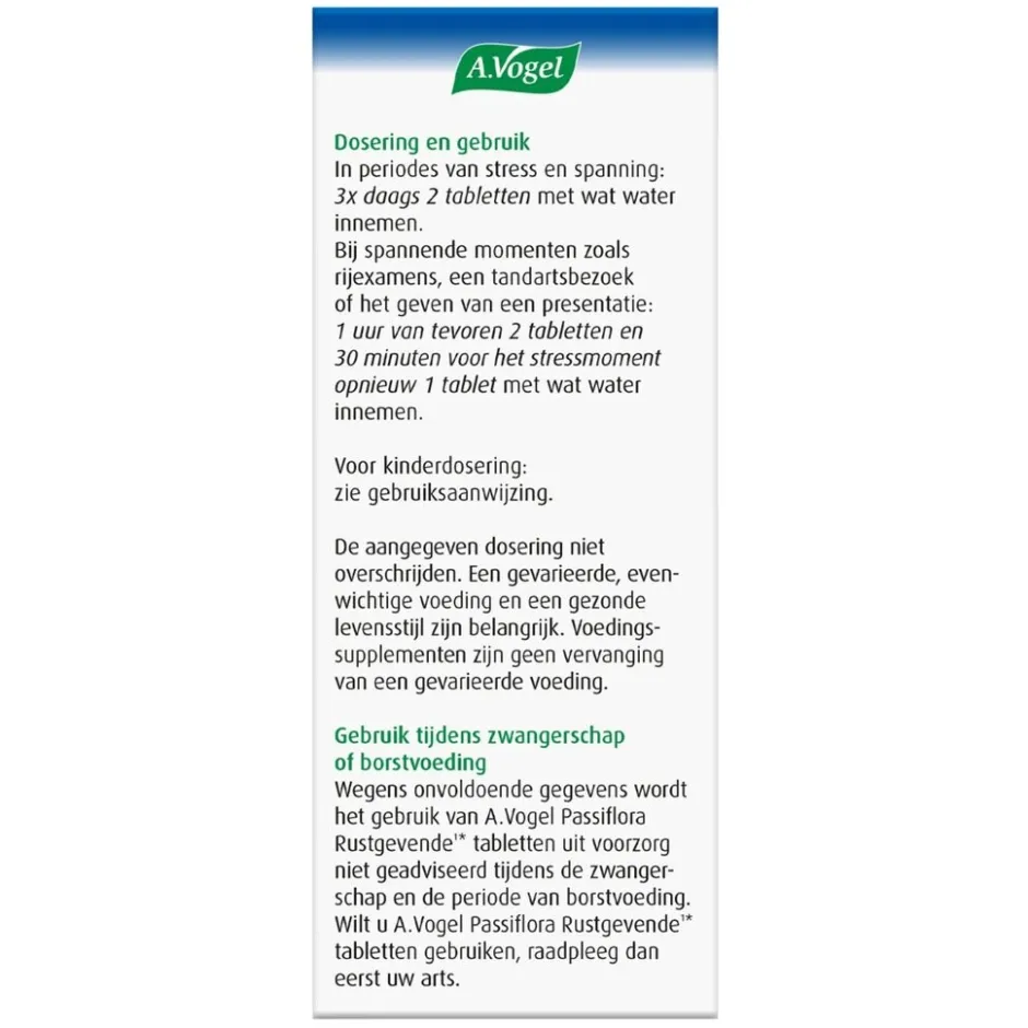 Discount A.Vogel Rustgevend Passiflora Complex Tabletten