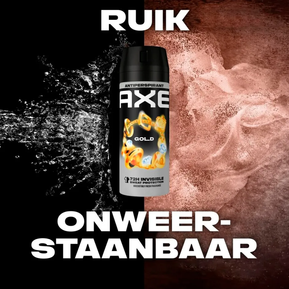 New Axe Gold Antitranspirant Spray
