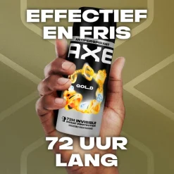 New Axe Gold Antitranspirant Spray