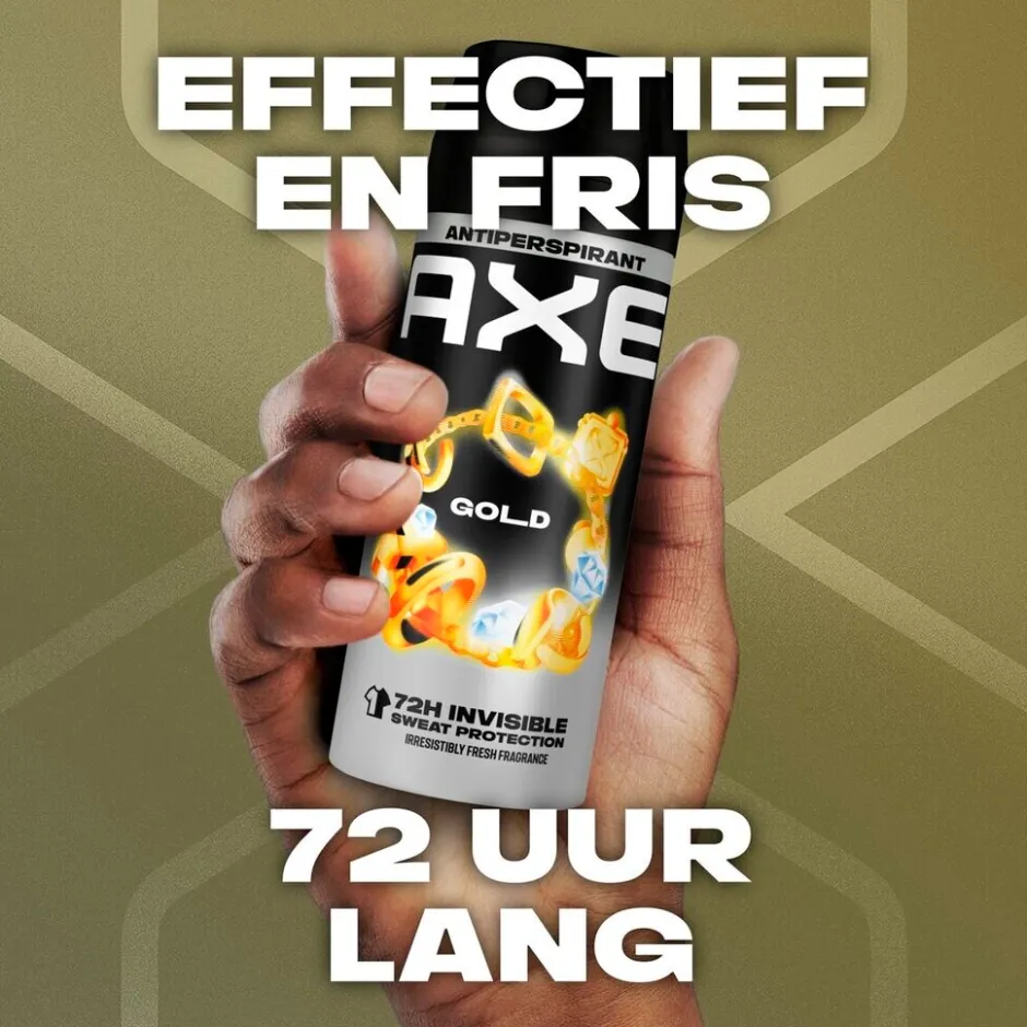 New Axe Gold Antitranspirant Spray