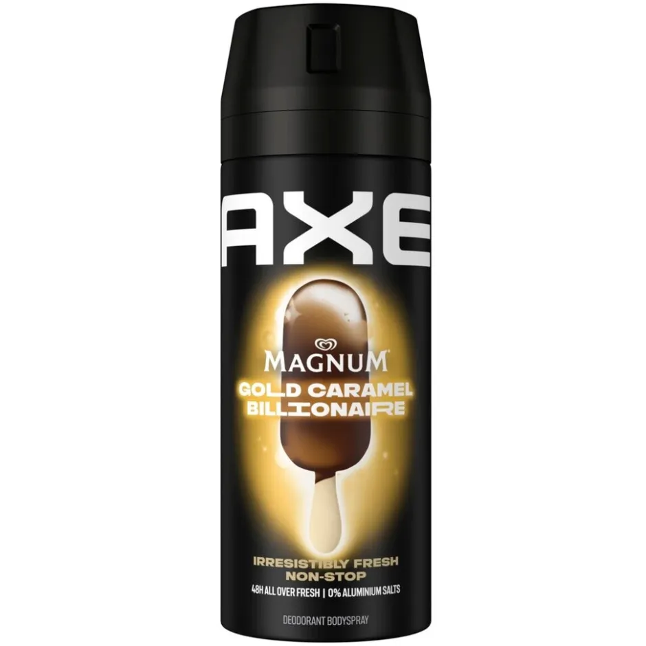 Hot Axe Magnum Gold Caramel Billionaire Deodorant Bodyspray
