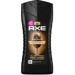 Clearance Axe Magnum Gold Caramel Billionaire 3-in-1 Douchegel