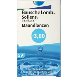 New Bausch & Lomb -3.00 Maandlenzen