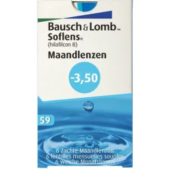 Outlet Bausch & Lomb -3.50 Maandlenzen