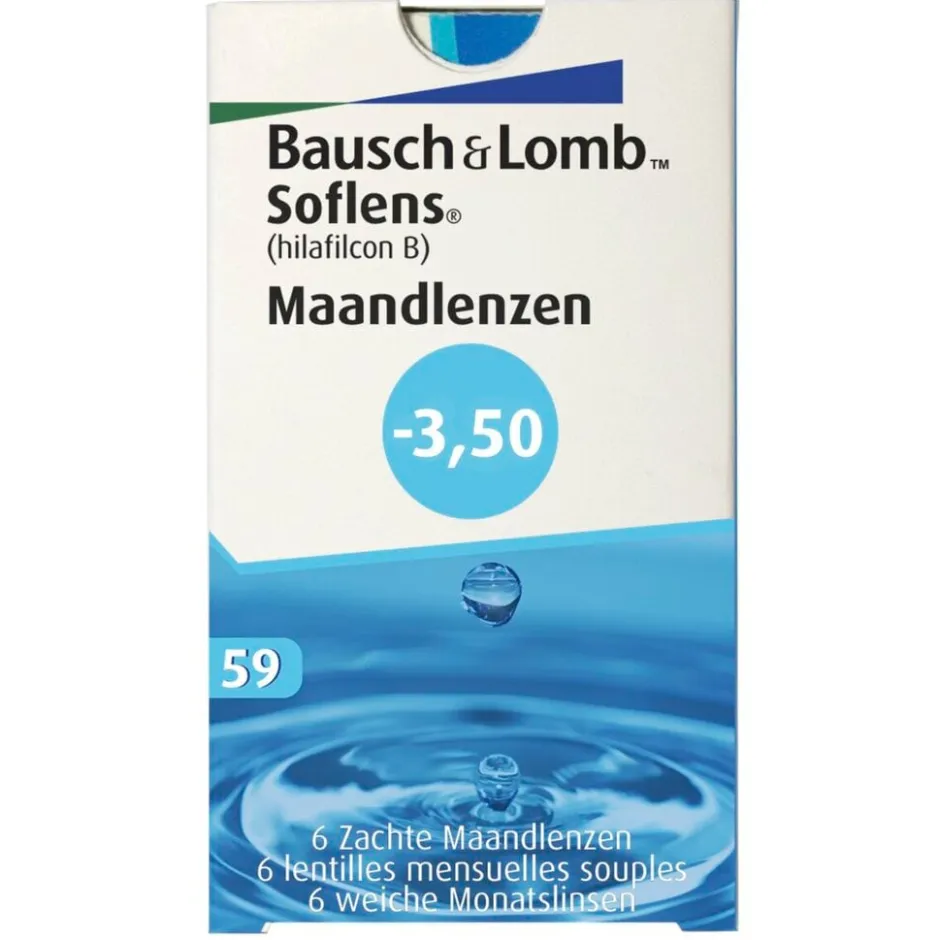Outlet Bausch & Lomb -3.50 Maandlenzen