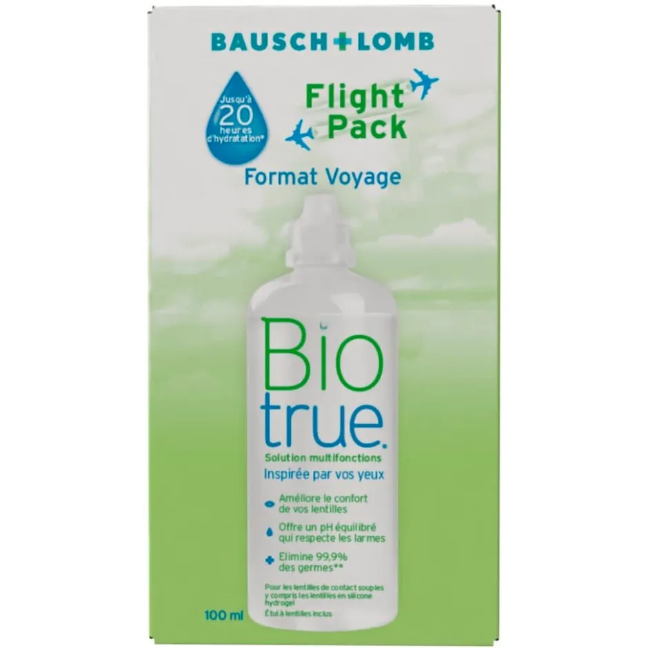 Sale Bausch & Lomb Bausch + Lomb Biotrue Multi-Purpose Solution Lenzenvloeistof Flight Pack