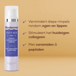 Discount Biodermal Anti-Age Oog & Lipcountourcrème