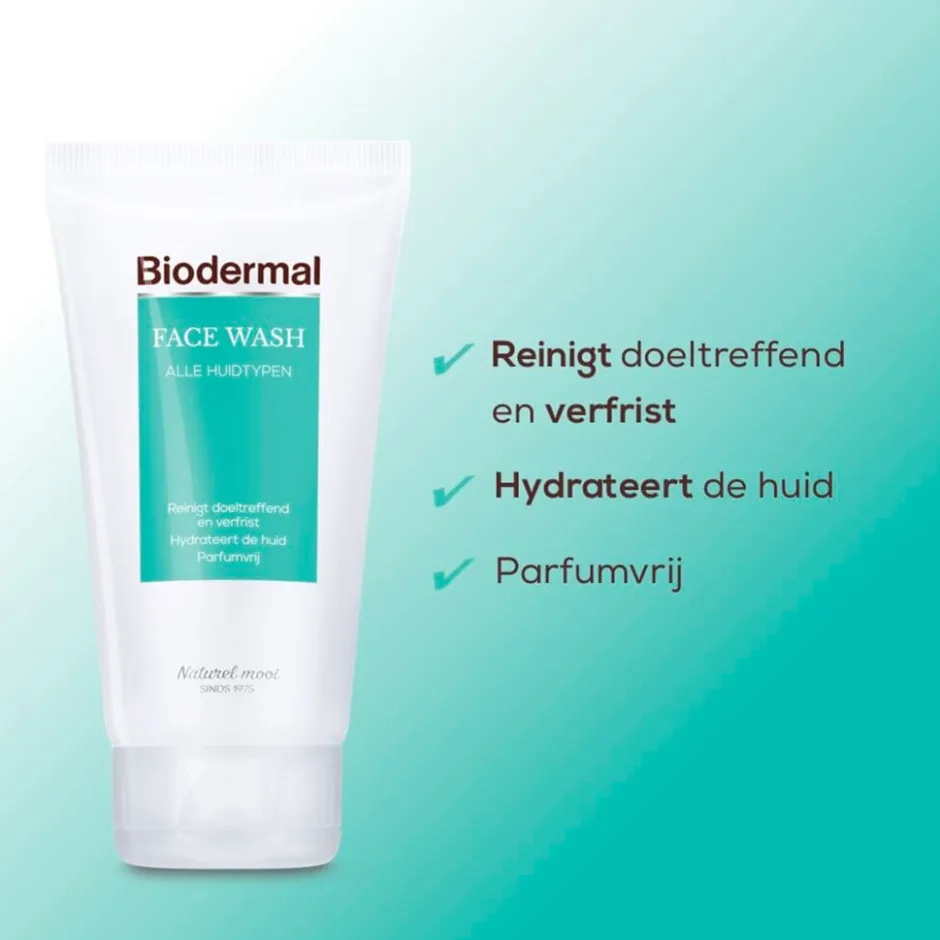 Discount Biodermal Face Wash Gezichtsreiniging voor alle Huidtypen