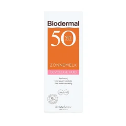 Online Biodermal Gevoelige Huid SPF50 Zonnemelk