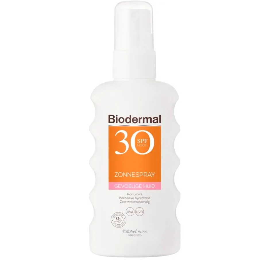 Outlet Biodermal Gevoelige Huid SPF30 Zonnespray
