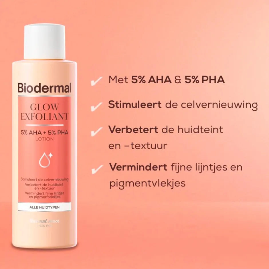 Best Biodermal Glow Exfoliant 5% AHA + 5% PHA Lotion