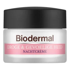Sale Biodermal Nachtcrème voor de Droge en Gevoelige Huid