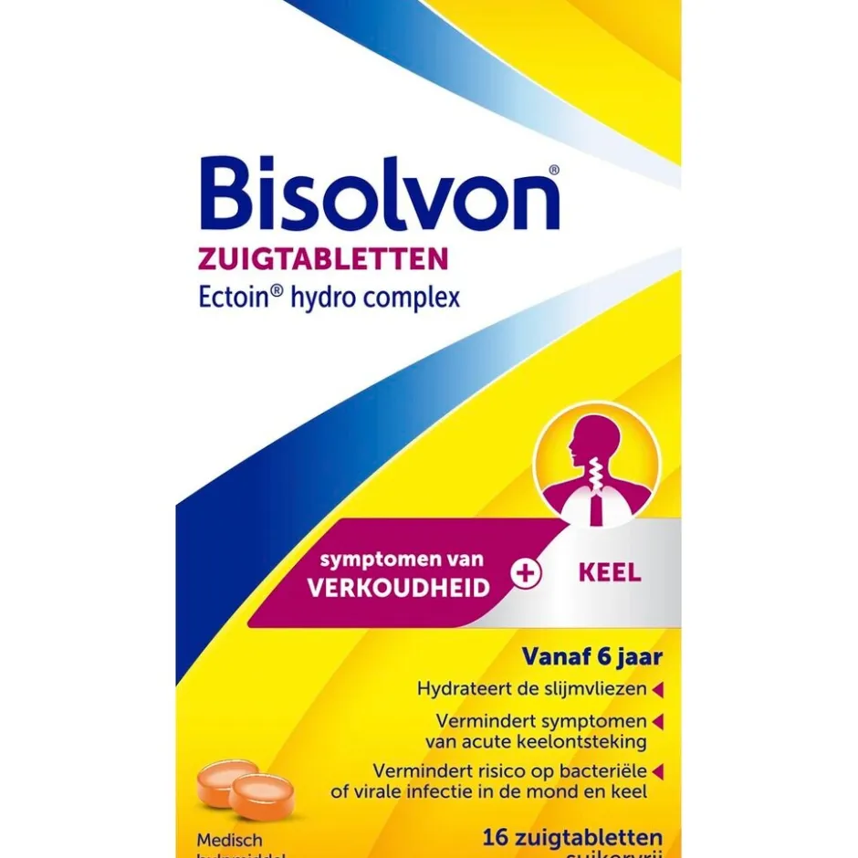 Clearance Bisolvon Ectoin Hydro Complex Zuigtabletten