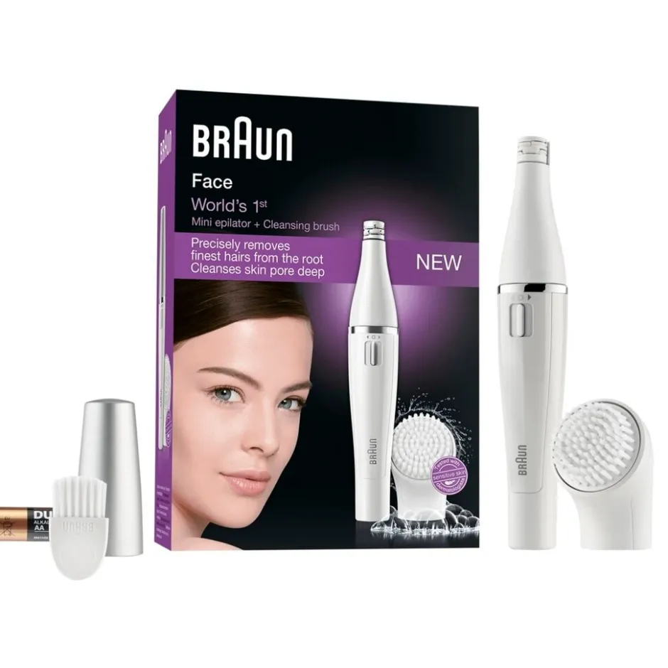 Clearance Braun Face SE810 Gezichtsborstel en Epilator