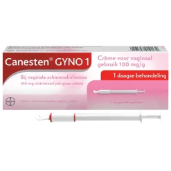 Clearance Canesten Gyno 1-Daagse Behandeling Crème bij Vaginale Schimmelinfecties
