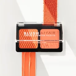 New Catrice Blush Affair 030 Absolute Apricot Cream & Powder Palette