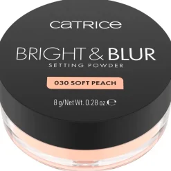 Hot Catrice Bright & Blur 030 Soft Peach Setting Powder