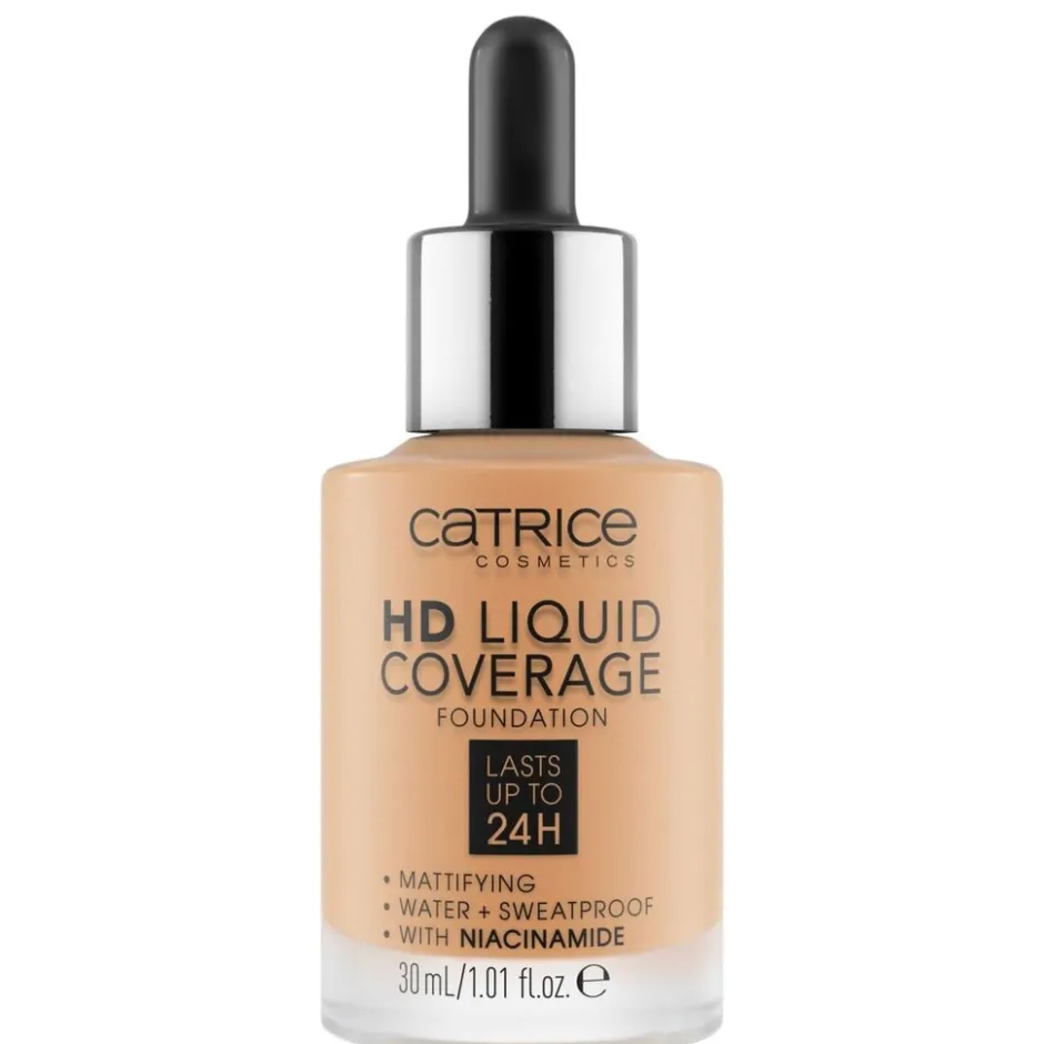 Clearance Catrice HD 34 Medium Beige Liquid Coverage Foundation