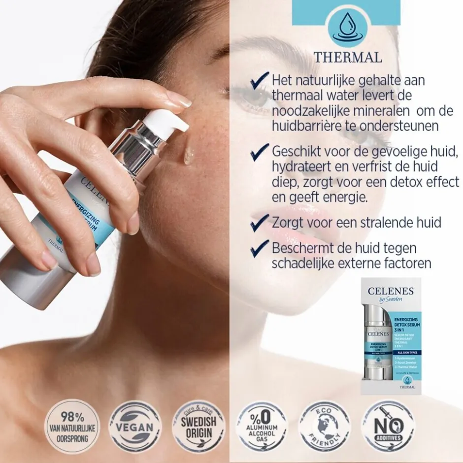 Sale CELENES BY SWEDEN 3-In-1 Energizing Detox Serum