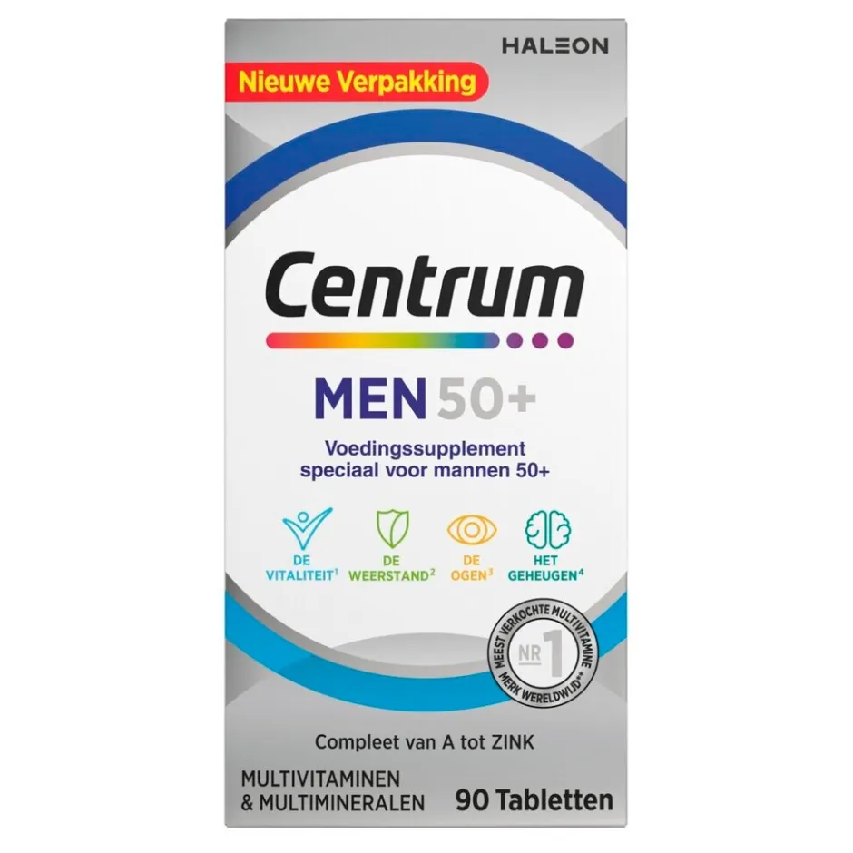 Outlet Centrum Men 50+ Multivitaminen Tabletten