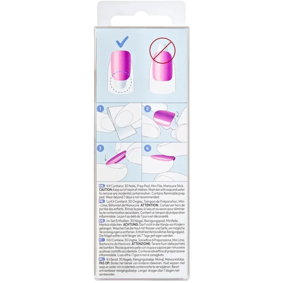 Clearance Impress Color FX by The No Glue Mani Levels Kunstnagels