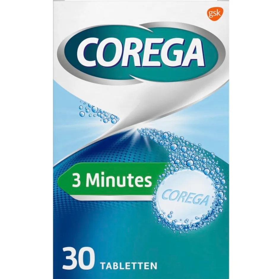 Hot Corega 3 Minutes Dagelijkse Reiniger Tabletten